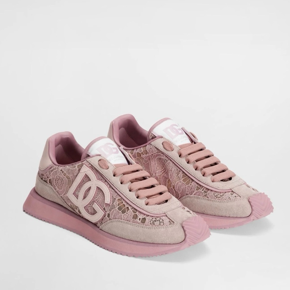 Dolce & Gabbana Rosa (Lavender) Cushion sneakers NEW D&G COLLECTION